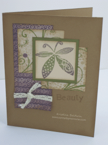 Beautiful Butterfly Card