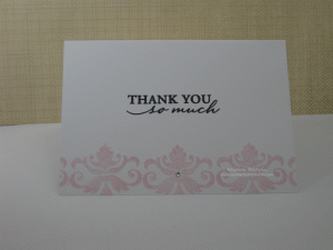 Wedding Thank You Card