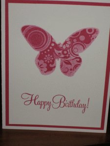 Butterfly Birthday Card