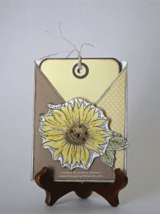 Friendship Bouquet Criss Cross Card