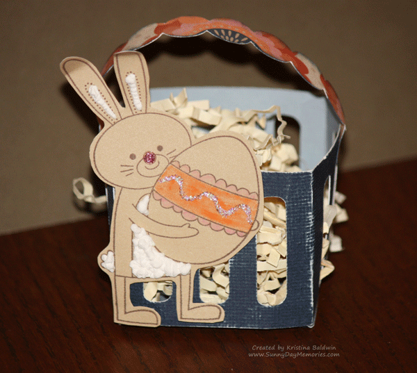  Easter Basket with Cricut Artiste SunnyDay Memories