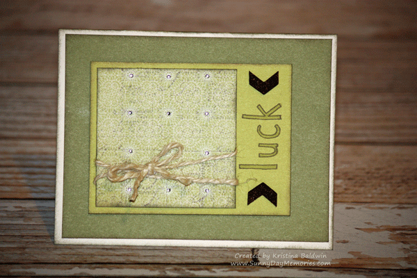 Luck Ivy Lane Card