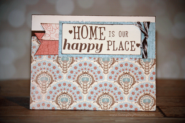 Home Is Our Happy Place Card