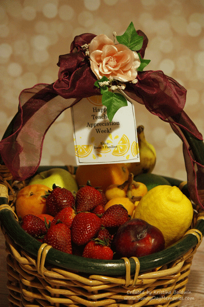 Teacher Appreciation Fruit Basket