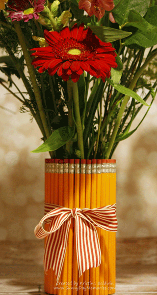 Another Pencil Teacher Vase