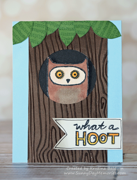 Aug SOTM What a Hoot Card