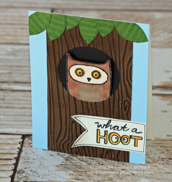 What a Hoot Tree Card