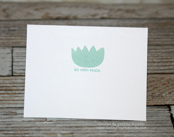 Inside Artfully Sent Pocket Thank You Card