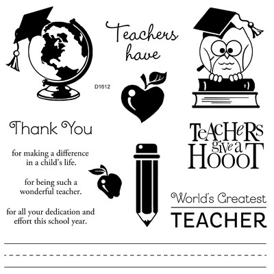 Teacher Appreciation Stamp Set