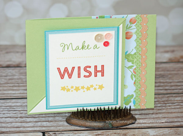 Blossom Make a Wish Card