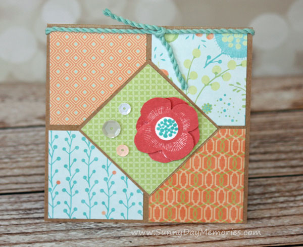 Shower Flowers Card