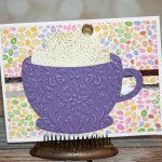 Cricut Artistry Coffee Cup Card