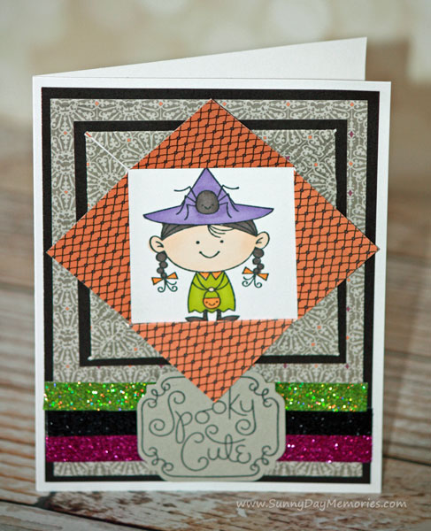 Spooky Cute Witch Card