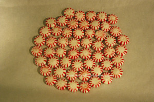 Circle Peppermint Platter