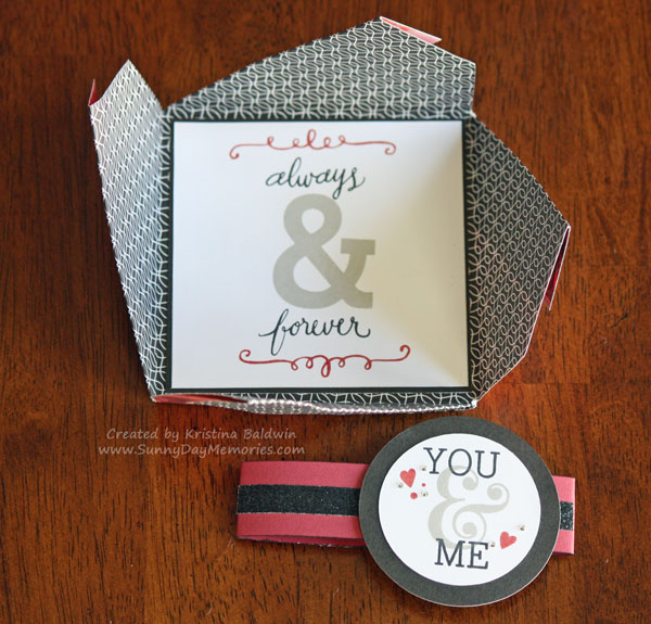 Open You & Me Pinwheel Card