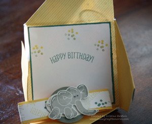 Inside Balloon Animals Pinwheel Card