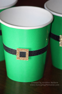 Closeup Leprechaun Cup