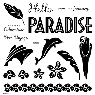 Hello Paradise Stamp Set