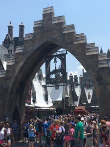 Crowded Harry Potter World