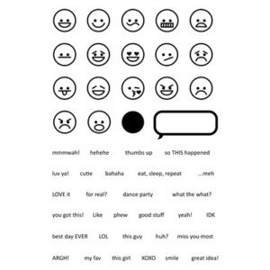 Emojis Stamp Set