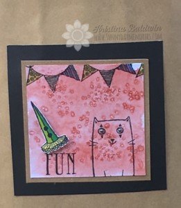 Close-up of Fun Cat Gift Bag