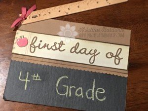 1st Day of School Photo Prop