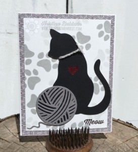 Cricut Artistry Cat Card