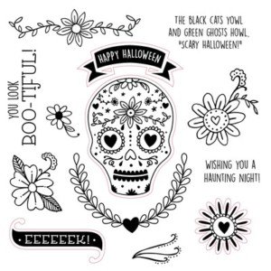 Sugar Skull Stamp Set