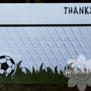 Play Hard Cricut Artiste Soccer Card