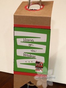 Home for the Holidays Wine Bottle Tag