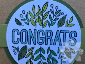 Closeup Congrats Double Dutch Fold Card