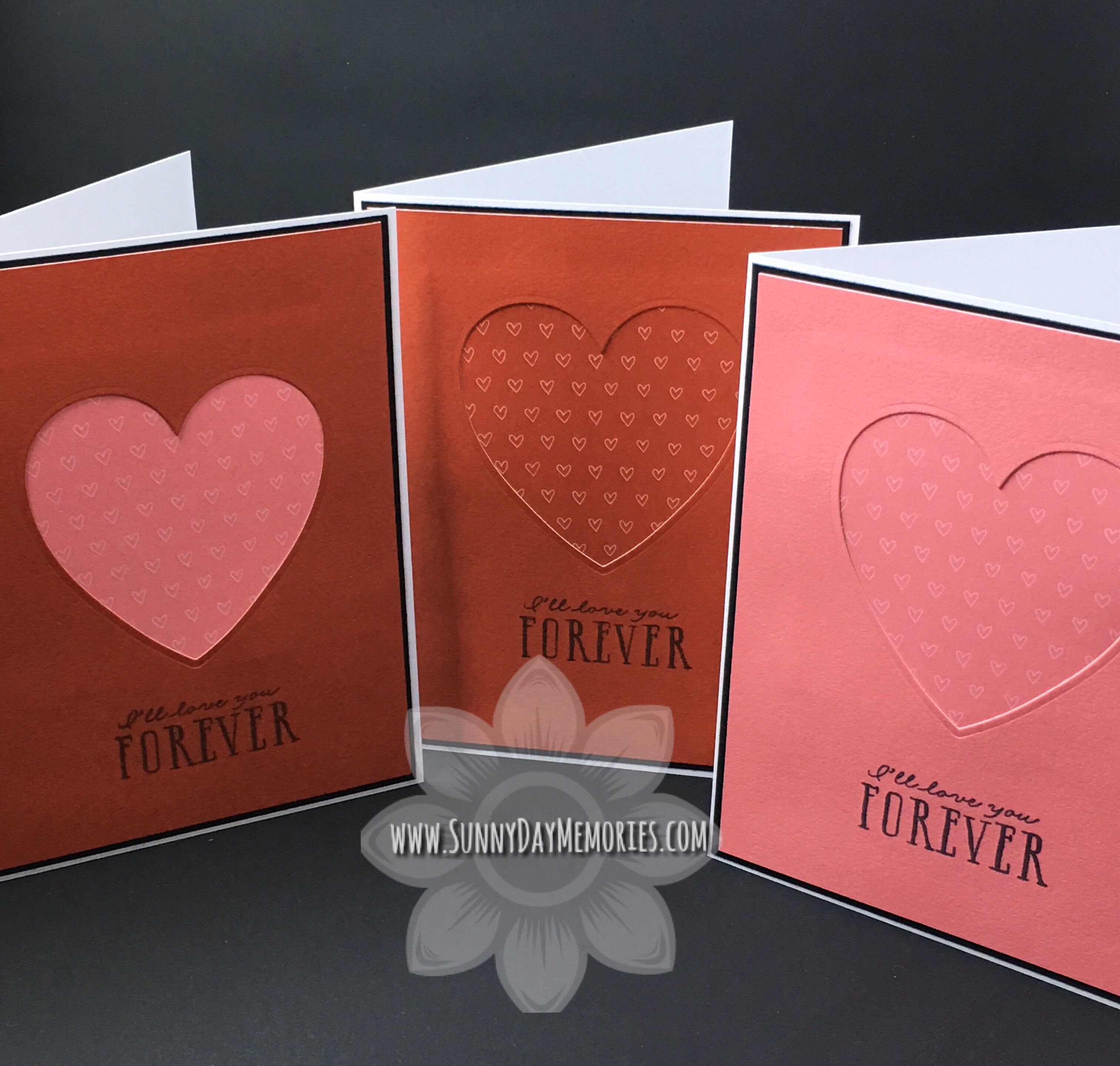 Die Cut Heart Cards