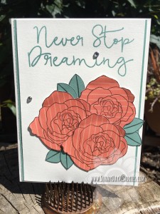 Keep Dreaming Floral Card