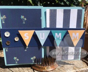 Summer Double Z Fold Card