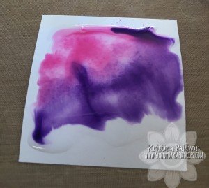 Adding Colors to Wet Wash Watercolor