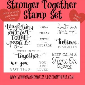 Stronger Together Disaster Relief Stamp Set