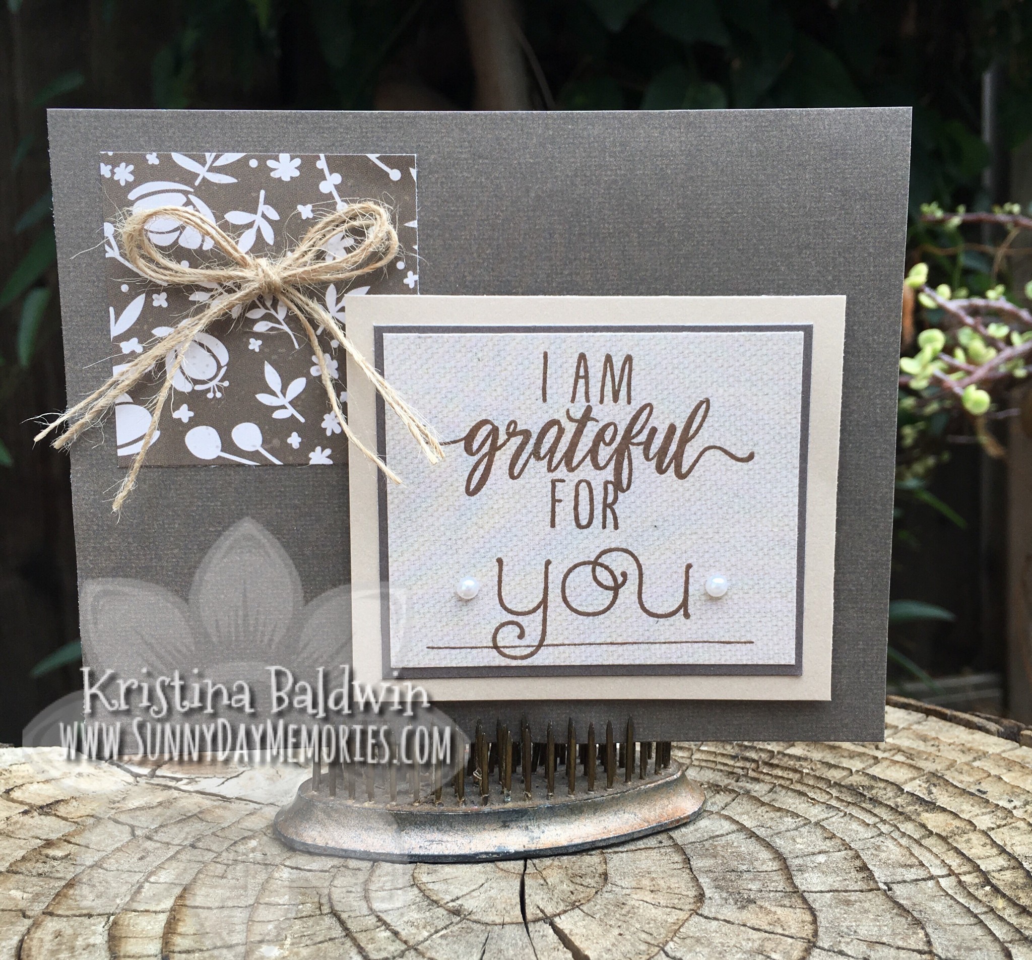 Grateful for You Card