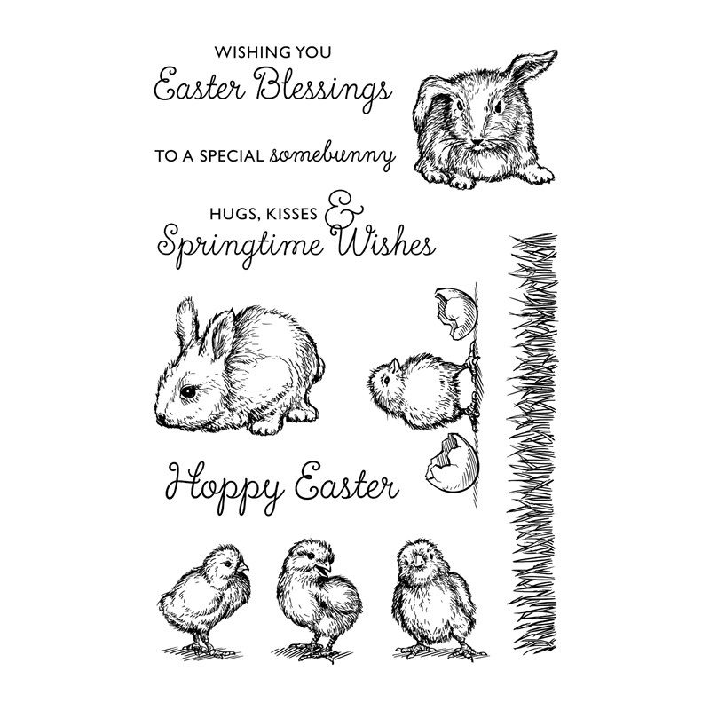 CTMH Easter Animals Stamp Set