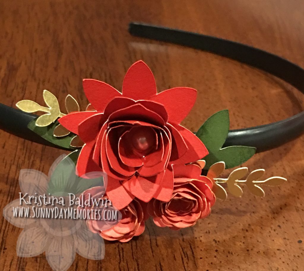 Cricut Flower Headband