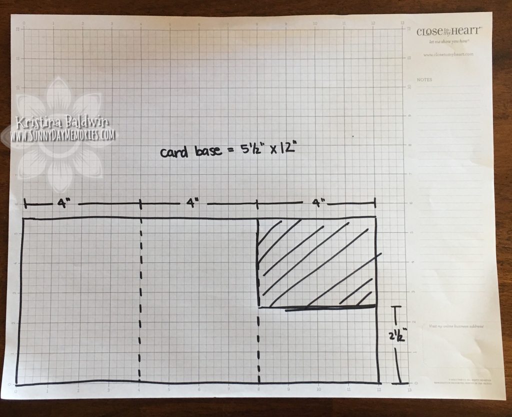 Fun Fold Card Diagram