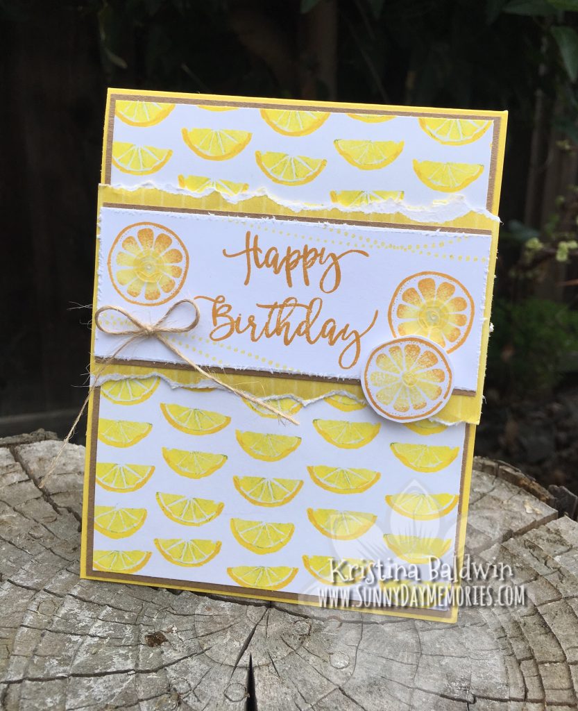 May Stamp of the Month Birthday Card