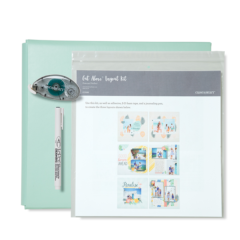 Postcard Perfect Sea Glass Post Album Kit