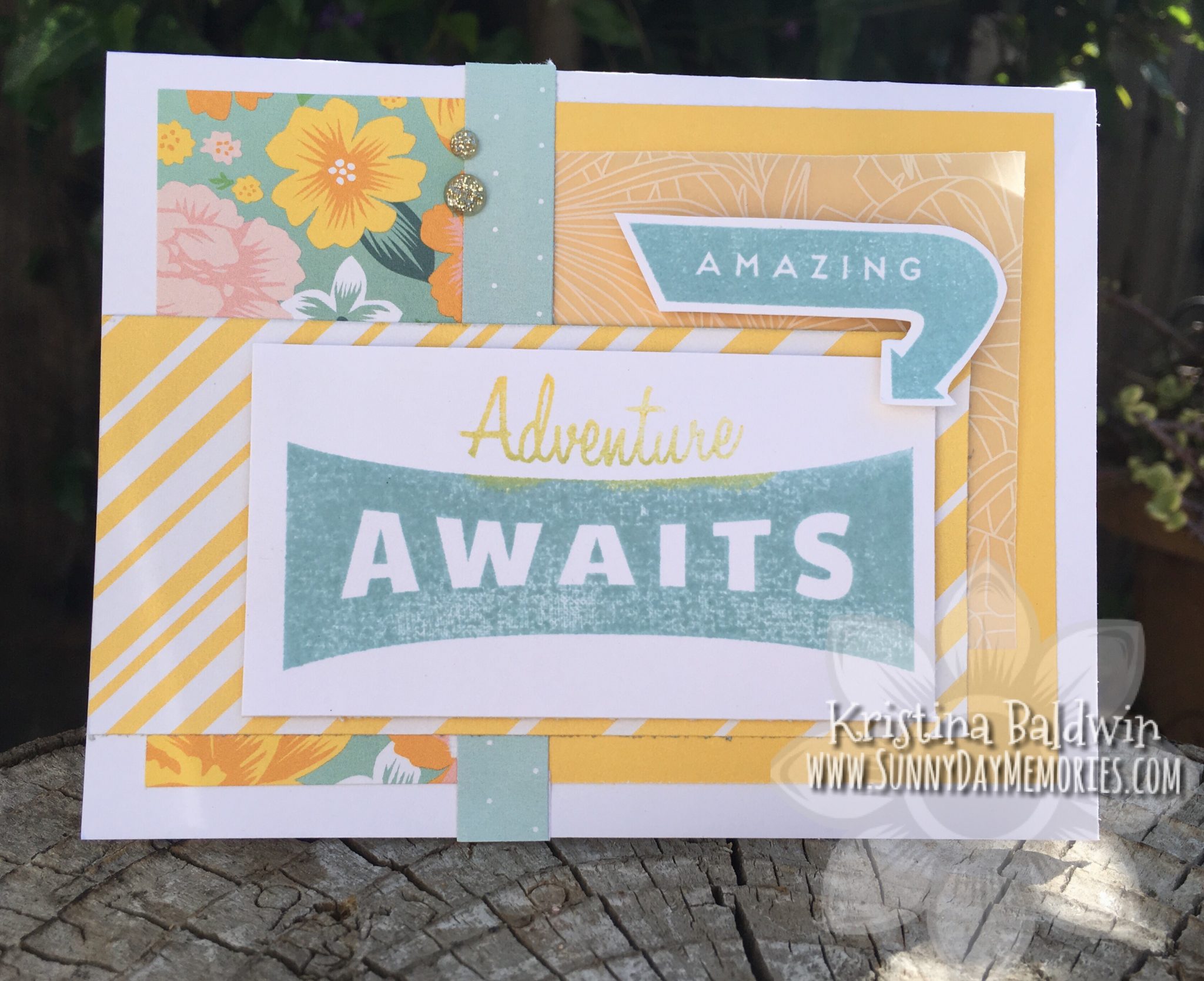 Adventure Awaits Postcard Perfect Card