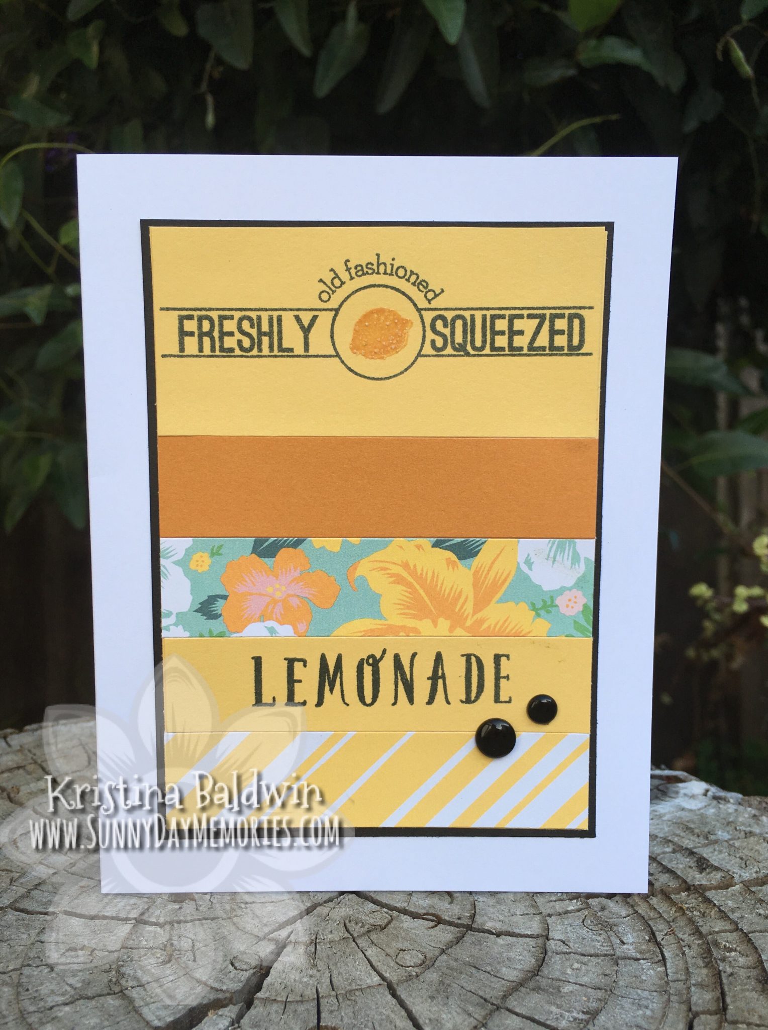 Classic Summer Bash Lemonade Card