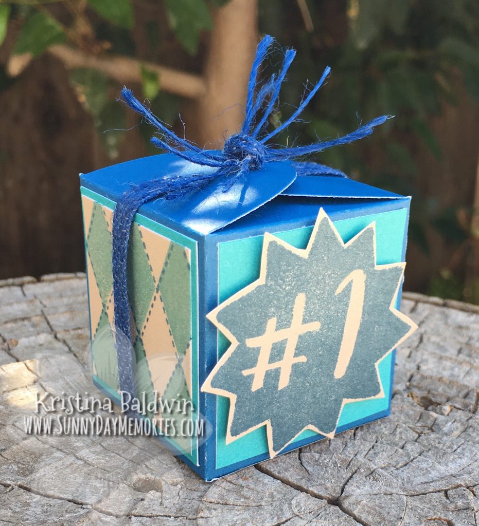 Argyle Favor Box