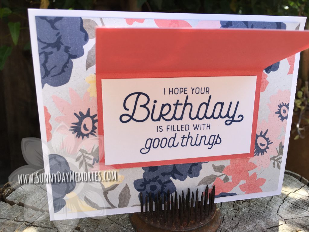 Open Festive Cupcake Birthday Card