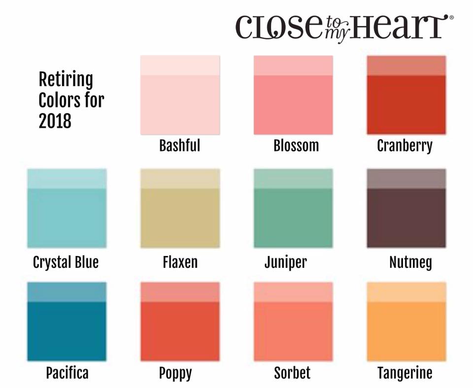 2018 CTMH Retiring Colors