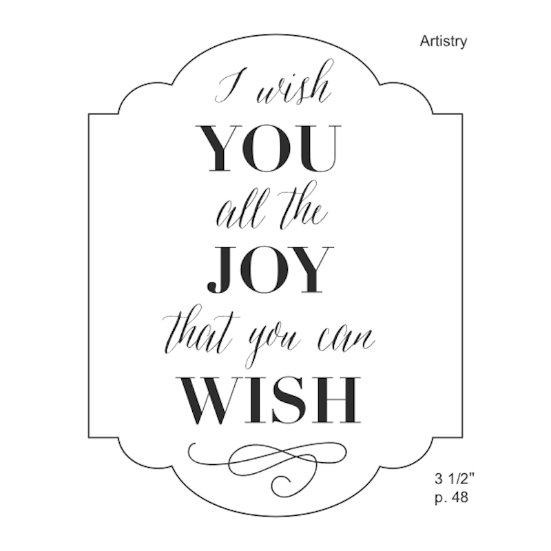 Wishing You Joy Stamp Set