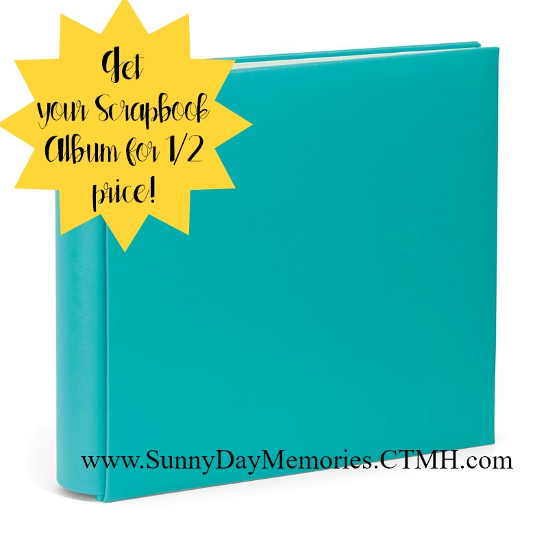 CTMH Teal Scrapbook Album