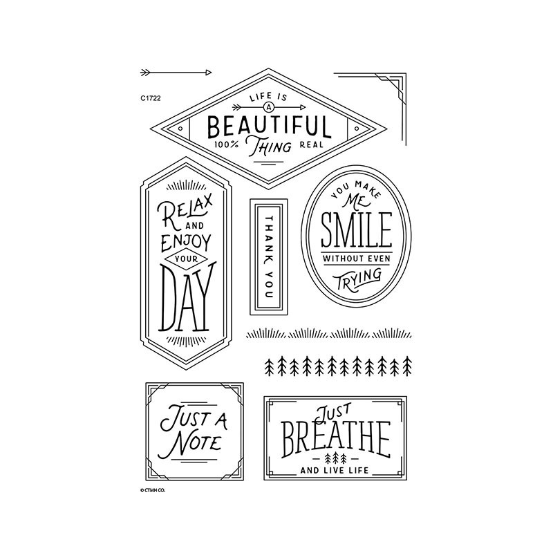 CTMH Fresh Air Cardmaking Stamp Set